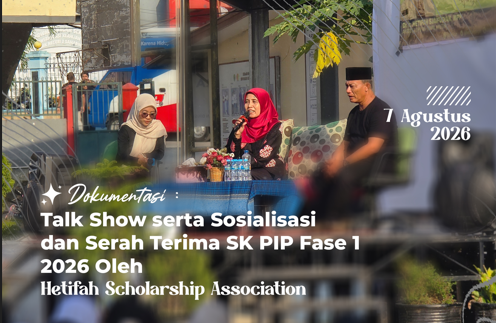 Talk Show SMK Negeri 5 Samarinda Bersama Hetifah Scholarship Association 