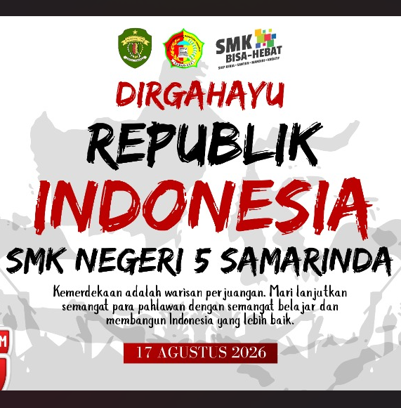 Semarak HUT ke-81 RI: Memaknai Kemerdekaan Melalui Semangat Pendidikan di SMK Negeri 5 Samarinda